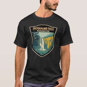 Snoqualmie Herfsten Washington Waterfall  T-shirt