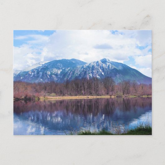 Snoqualmie meerreflectie briefkaart (Voorkant)
