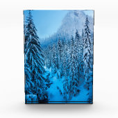 Snoqualmie Pass, staat Washington. Fotoblokken (Voorkant)