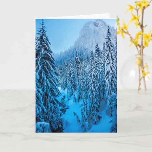 Snoqualmie Pass, staat Washington. Kaart (Gele Bloem)