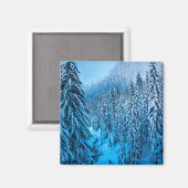 Snoqualmie Pass, staat Washington. Magneet (Voorkant / Achterkant)