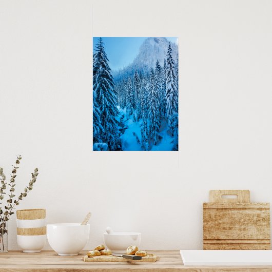 Snoqualmie Pass, staat Washington. Poster (Keuken)