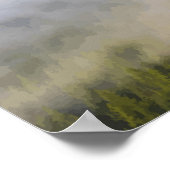 Snoqualmie Pass, Washington Travel Illustratie Poster (Hoek)