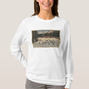 Snoqualmie Ski Area, WA - Uitzicht Ski T-shirt