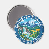 Snoqualmie-vallei VS Magneet (Voorkant / Achterkant)