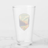 Snoqualmie Valley Trail Washington State Kleuren Glas (Achterkant)