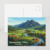 Snoqualmie Valley VS Briefkaart (Voorkant / Achterkant)