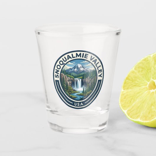 Snoqualmie Valley VS Shot Glas (Voorkant)