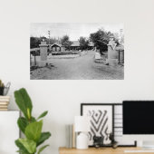 Snoqualmie, WA - Snoqualmie Herfsten Lodge Poster (Thuiskantoor)