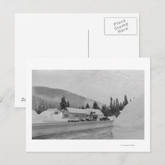 Snoqualmie, WA - Topconferentie in skigebied Fotog Briefkaart (Voorkant / Achterkant)