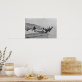 Snoqualmie, WA - Topconferentie in skigebied Fotog Poster (Keuken)