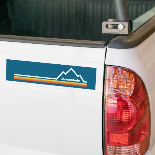 Snoqualmie Washington Bumpersticker (Op Truck)