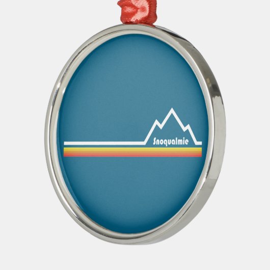 Snoqualmie Washington Metalen Ornament (Links)