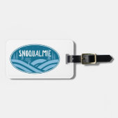 Snoqualmie Washington Outdoors Bagagelabel (Voorkant horizontaal)