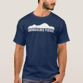 Snoqualmie Washington Please T-shirt (Voorkant)