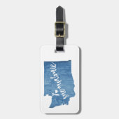 Snoqualmie Washington Wood Grain Bagagelabel (Voorkant verticaal)