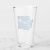 Snoqualmie Washington Wood Grain Glas (Achterkant)