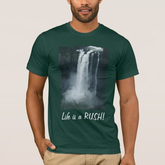 Snoqualmie Water-Herfst Natuur Lover's Edun T-shir T-shirt (Voorkant)