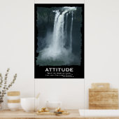 Snoqualmie Waterfall ATTITUDE Motivatie Poster (Keuken)