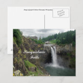 SnoqualmieFalls Briefkaart (Voorkant / Achterkant)