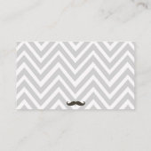 Snor Baby shower Luier Raffle ticket Informatiekaartje (Achterkant)