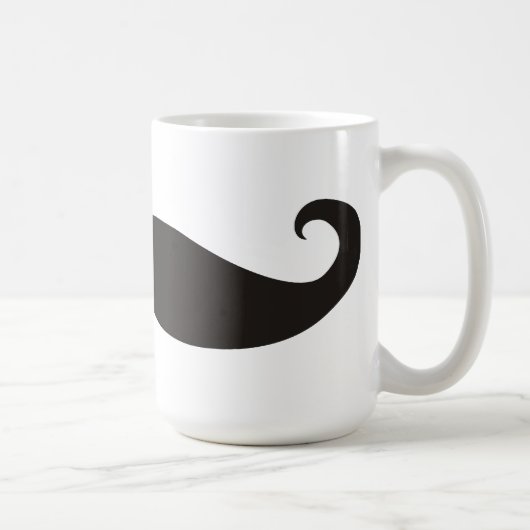 Snor / Bovenlipbaard / Snorhaar Koffiemok (Rechts)