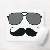 snor en bril muismat (Met muis)