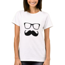 snor en bril zijn grappig