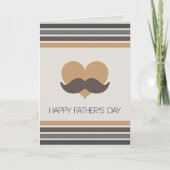 Snor - Happy Vaderdag Kaart (Voorkant)