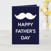 Snor - Happy Vaderdag Kaart (Gele Bloem)