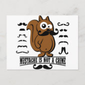 snor is geen misdaad briefkaart (Voorkant)