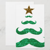 snor kerstboom briefpapier (Voorkant / Achterkant)