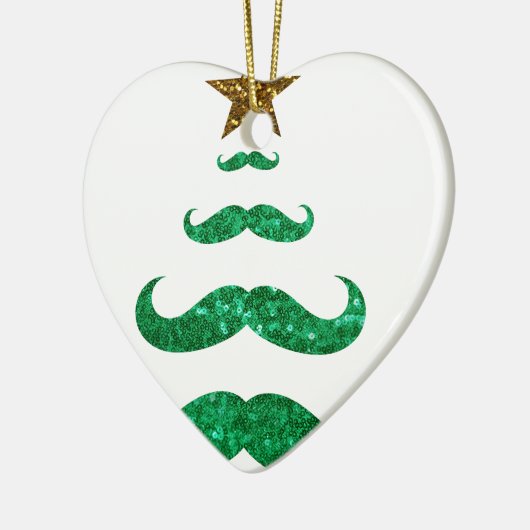 snor kerstboom keramisch ornament (Links)