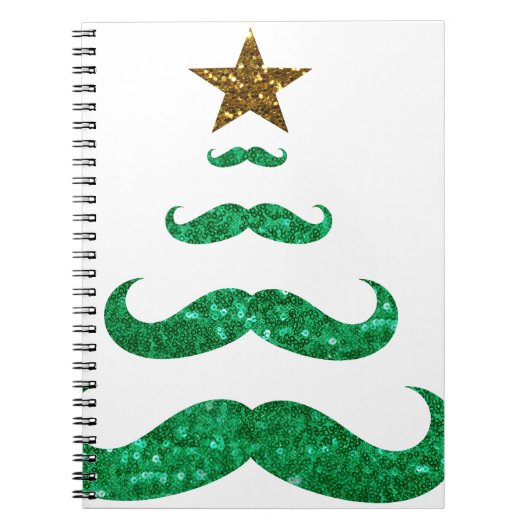 snor kerstboom notitieboek (Voorkant)