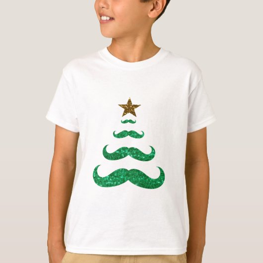 snor kerstboom t-shirt (Voorkant)