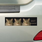 Snor kracht bumpersticker (Op auto)