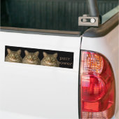 Snor kracht bumpersticker (Op Truck)