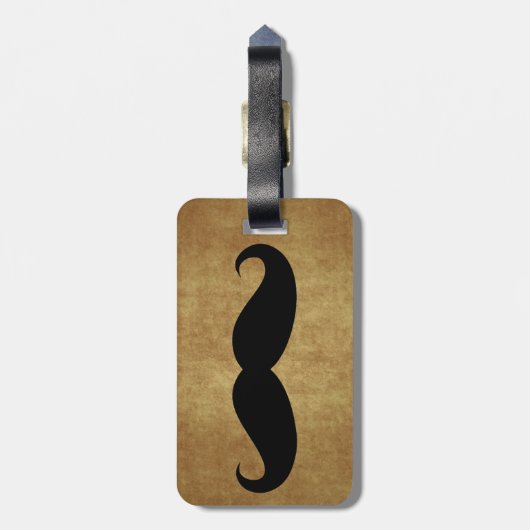 snor met aangepaste tekst bagagelabel (Achterkant verticaal)