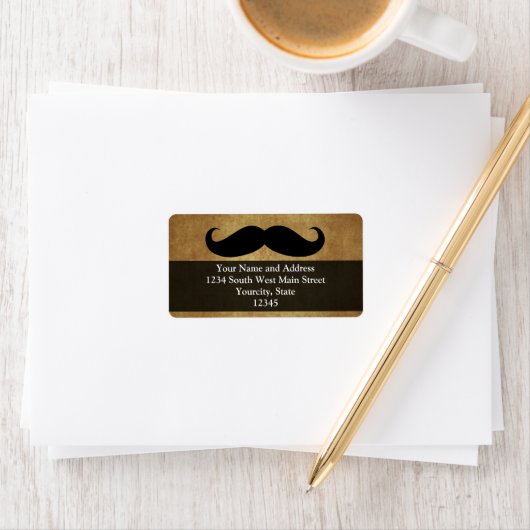  snor met aangepaste tekst etiket (Insitu)