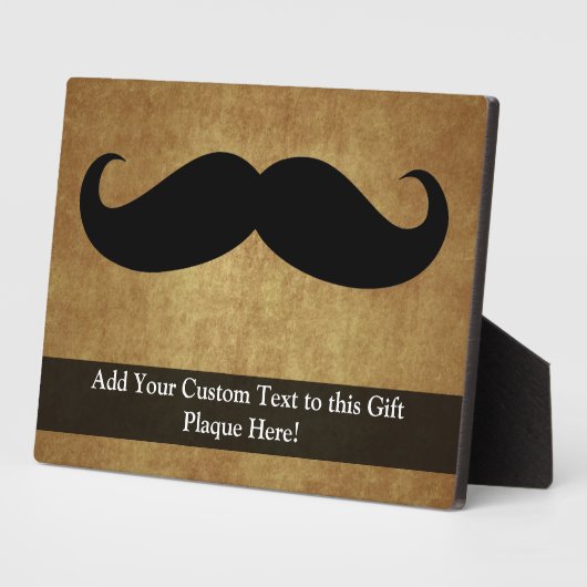 snor met aangepaste tekst fotoplaat (Zijkant)