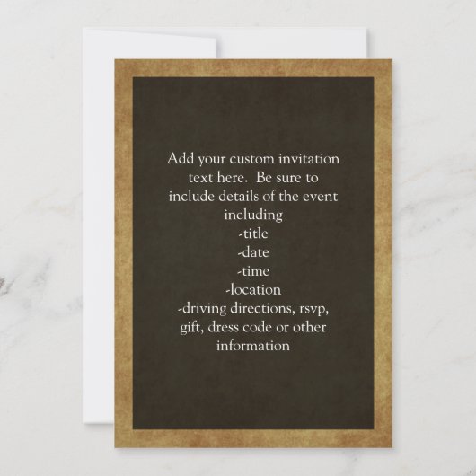  snor met aangepaste tekst kaart (Achterkant)