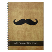 snor met aangepaste tekst notitieboek (Voorkant)