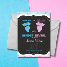 Snor of wimpers Roze Blauw Geslacht Onthullen