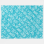 snor om het even welk kleurenpatroon fleece deken (Voorkant (Horizontaal))