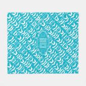  snor om het even welk kleurenpatroon fleece deken (Voorkant (Horizontaal))