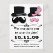 Snor Save the Date Kaart (Voorkant)