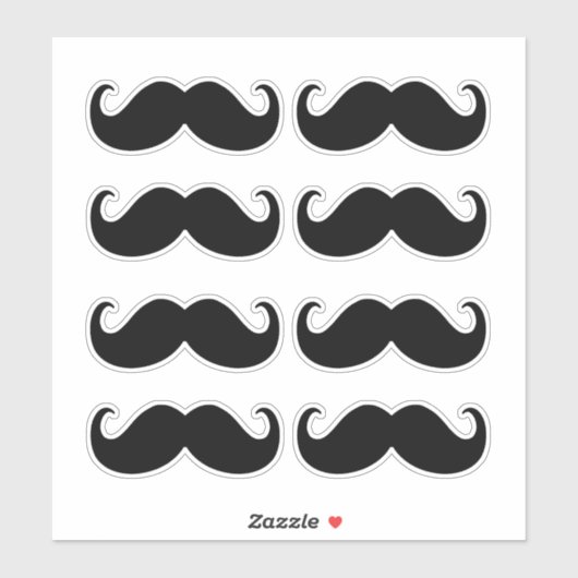 Snor Set Prints Sticker (Vel)