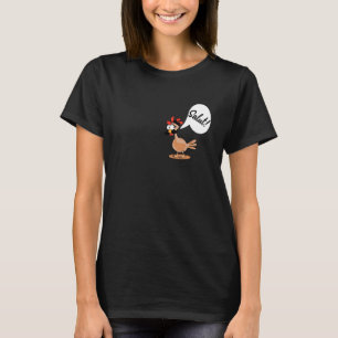 Snor Snorhaar Snorharige Grappige Kip T-shirt
