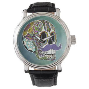 Snor Sugar Skull Watch Horloge