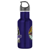 Snor Suiker Schedel (Kleur) Liberty Fles (Achterkant)